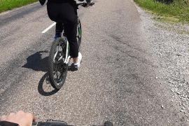 En vtt sur les routes de campagne